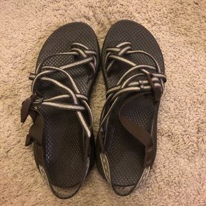 Chaco ZX/2 sandal - brown/yellow- 7